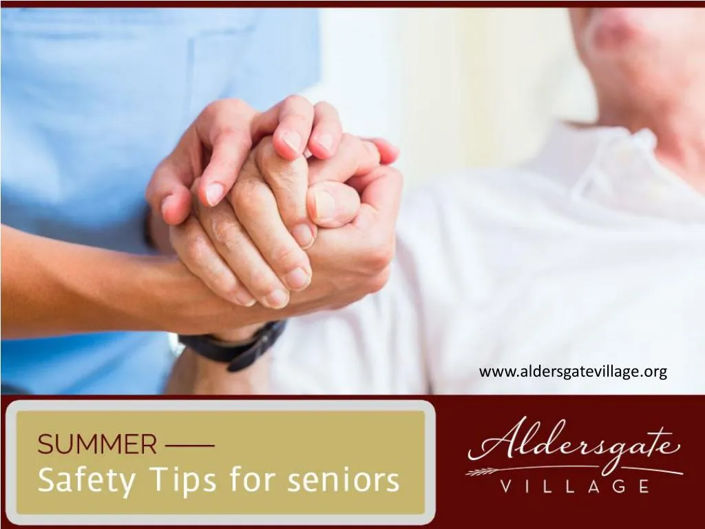 summer safety tips for seniors