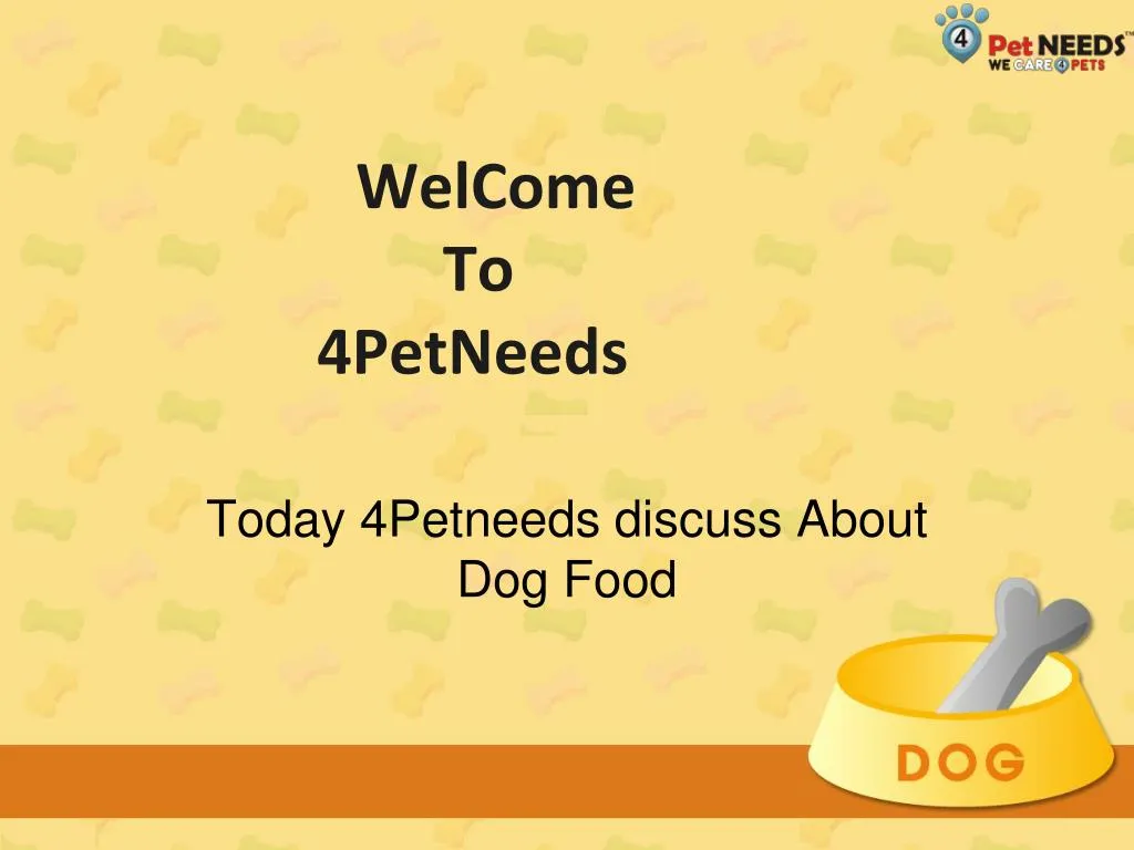 welcome to 4petneeds