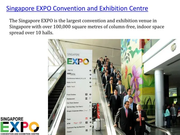 Singapore expo convention and exhibition centre