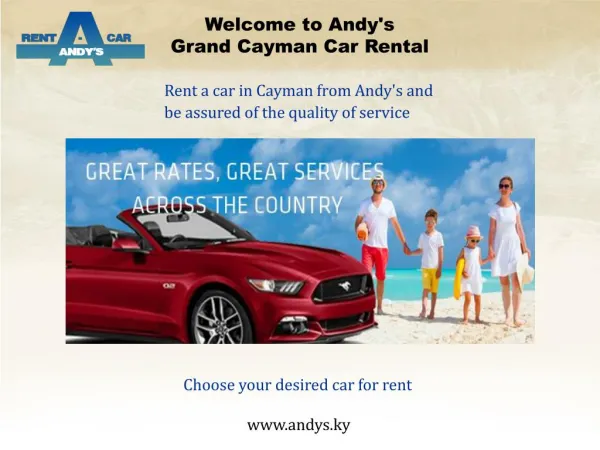 Affordable Car Rental services in Grand Cayman. A brief review