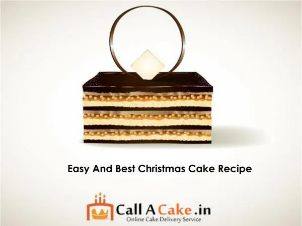 Easy And Best Christmas Cake Recipe