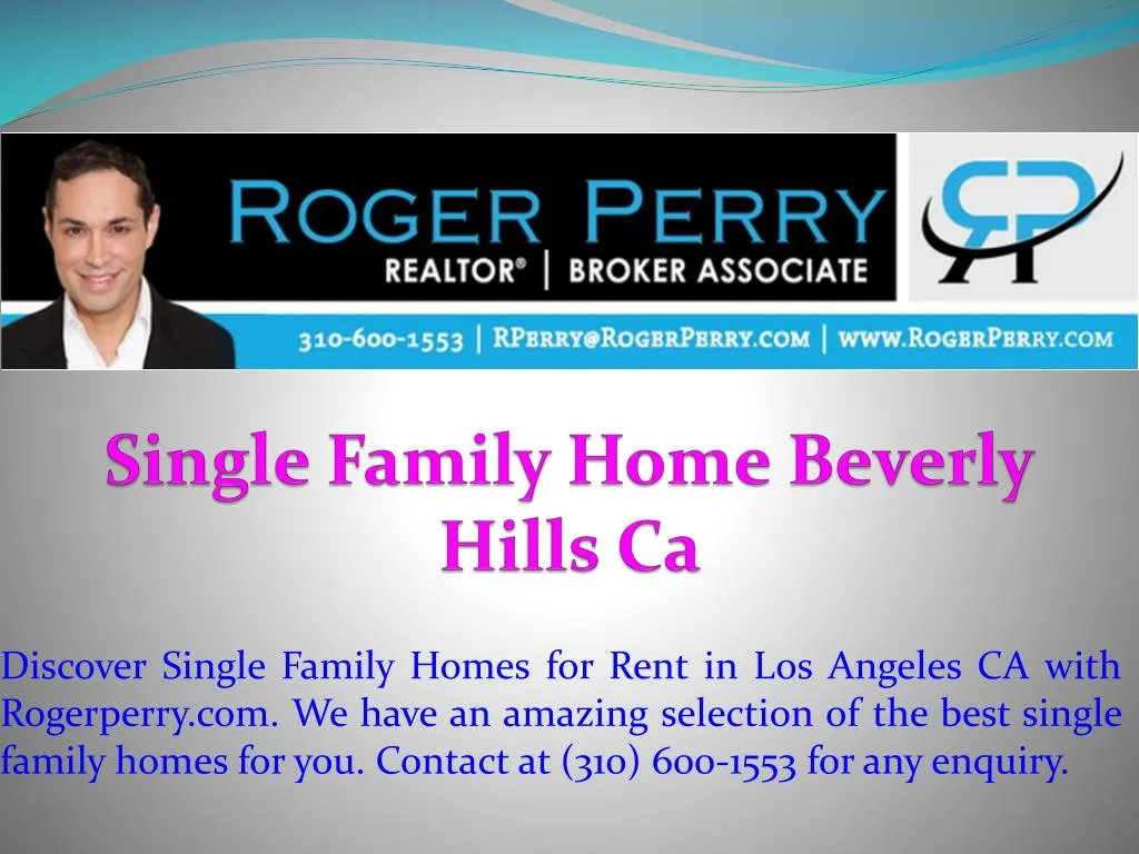 single family home beverly hills ca