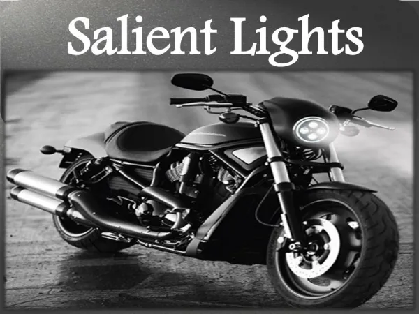 Led Projector Headlights for Motorcycle by Salient Lights