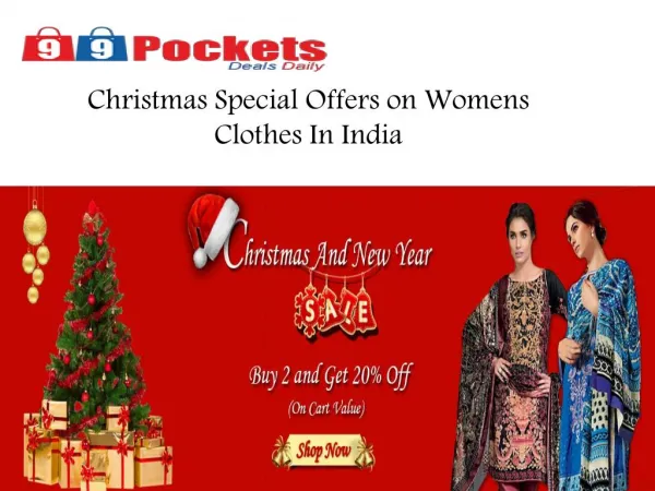 Christmas Special Offers on Womens Clothes In India