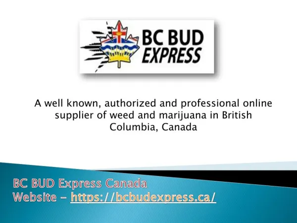 Canada’s Fastest and Best BC Bud Online