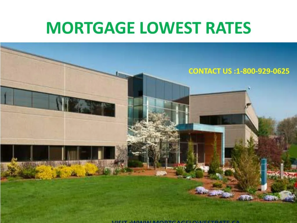 mortgage lowest rates