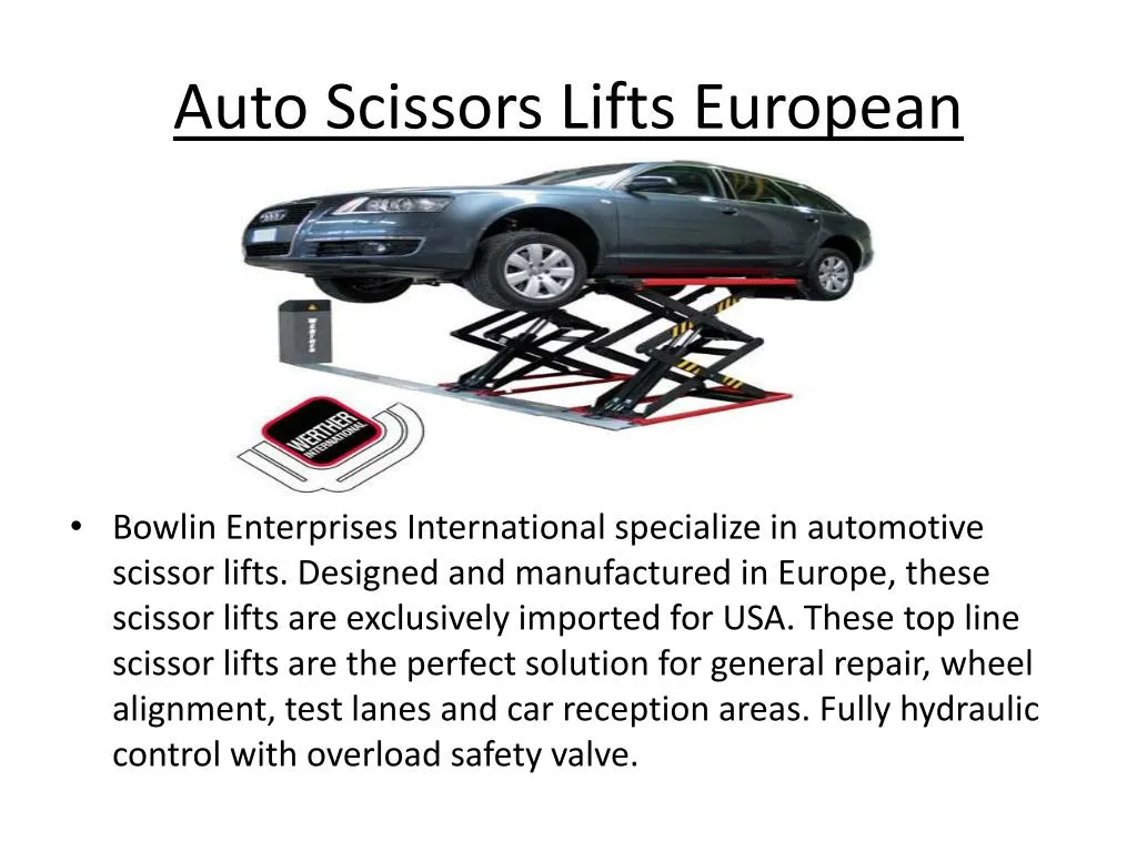 auto scissors lifts european