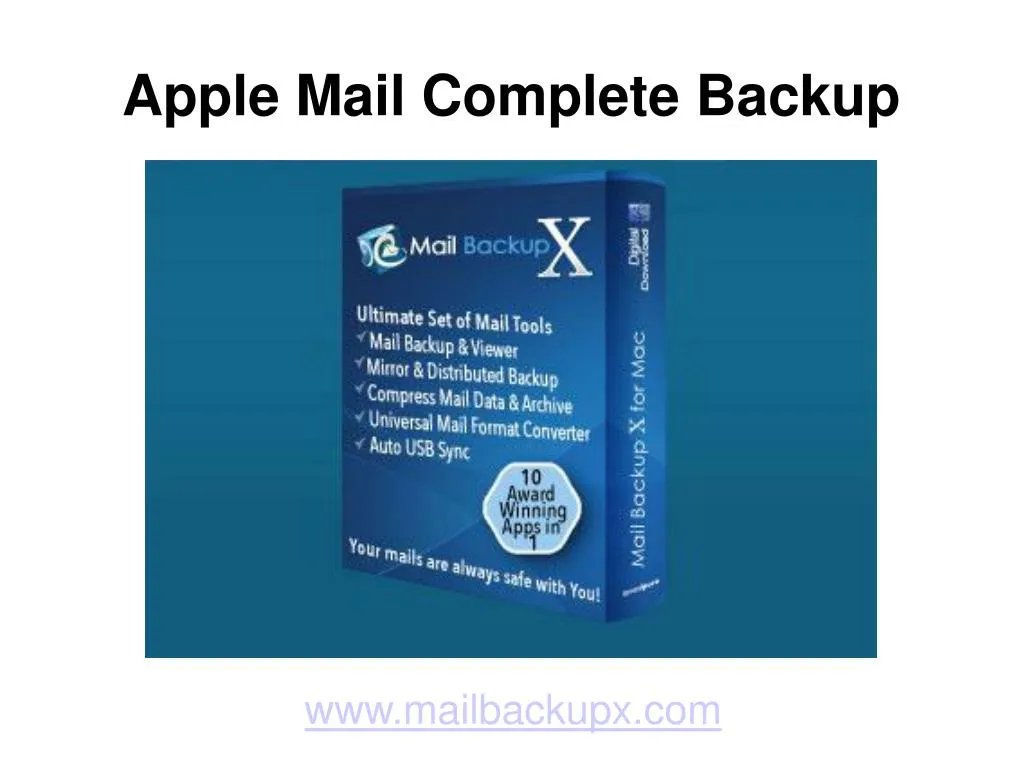 apple mail complete backup