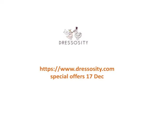 www.dressosity.com special offers 17 Dec
