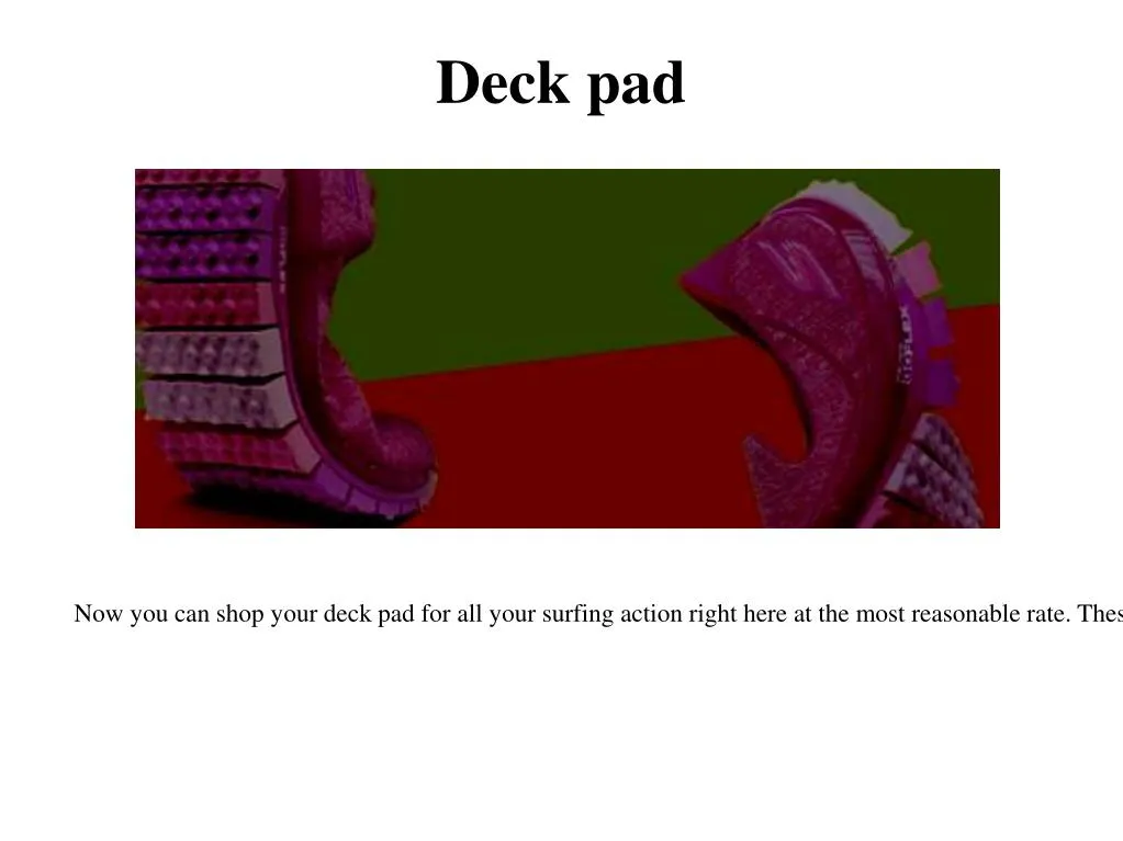 deck pad