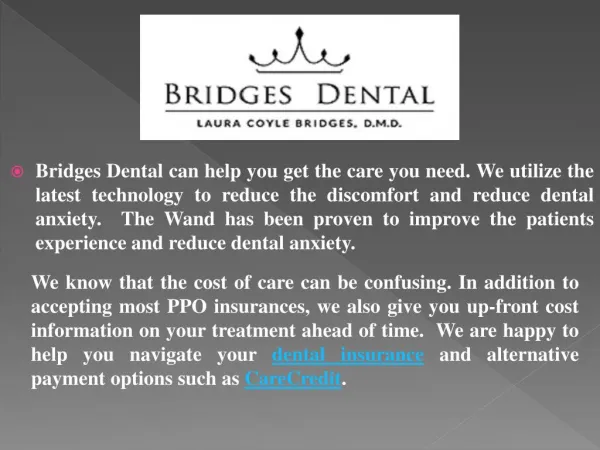 Resolve Your Tooth Oral Problems With Lithia Dentist - Bridges Dental