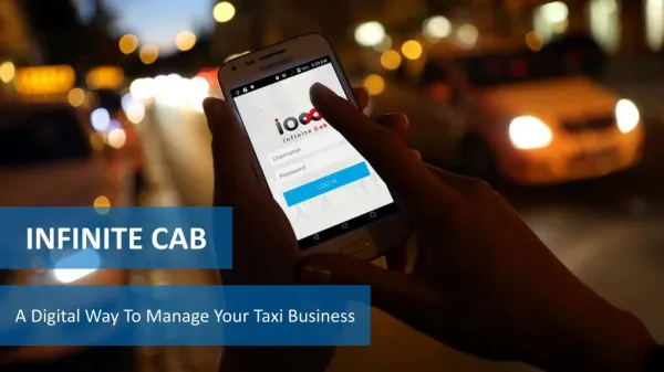 Infinite Cab Taxi Dispatch Software and Mobile App