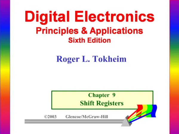 Digital Electronics Principles Applications Sixth Edition