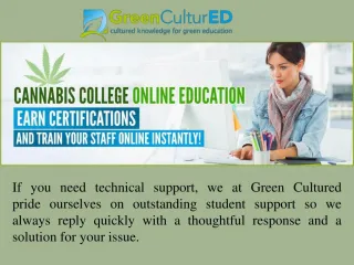Get Online Education at Green CulturED - slide 1
