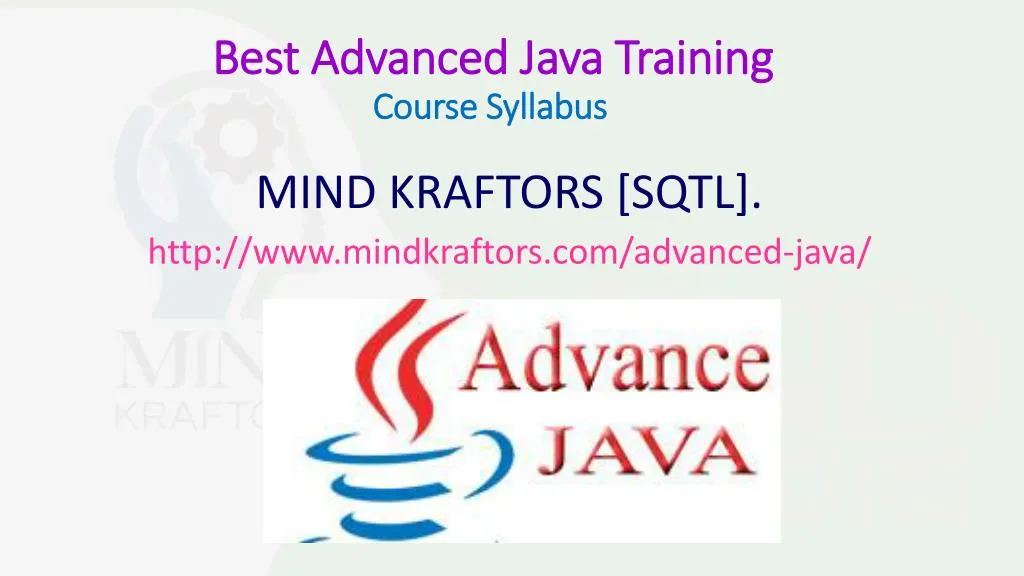 best advanced java training course syllabus