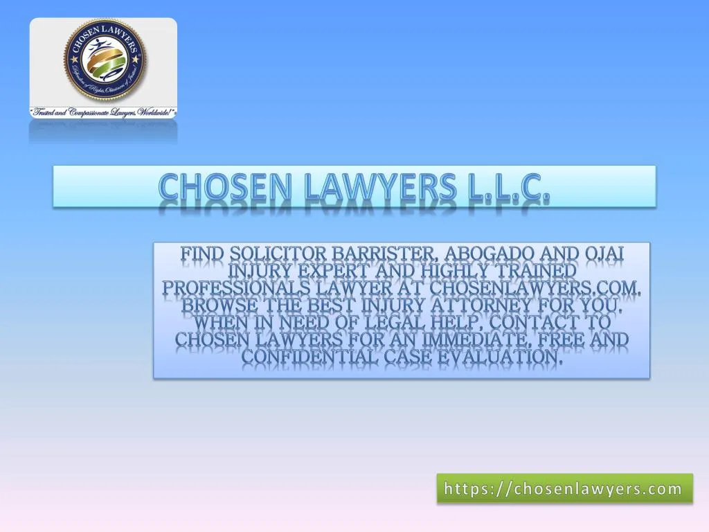 chosen lawyers l l c