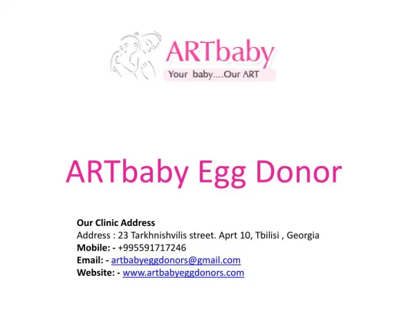 ARTbaby Egg Donor & Surrogacy Centre Offers the Best Fertility Treatment