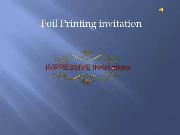 foil printing invitations