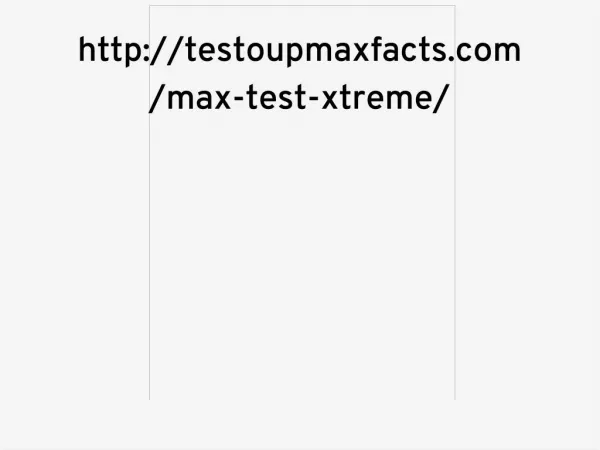 Max Test Xtreme