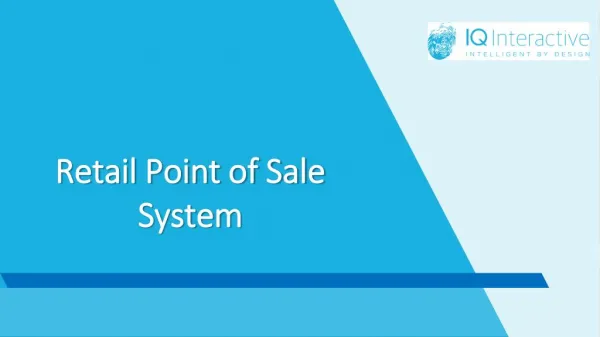 Retail Point of Sale System