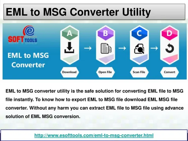 EML to MSG Converter utility
