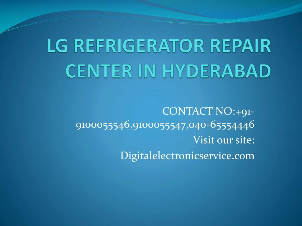 lg refrigerator repair center in hyderabad