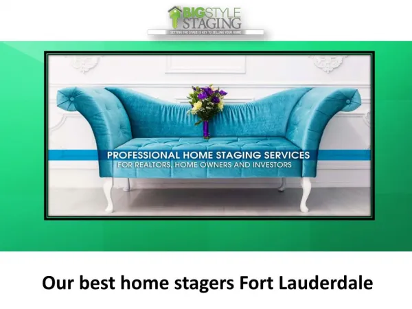 Find Home Stagers South Florida