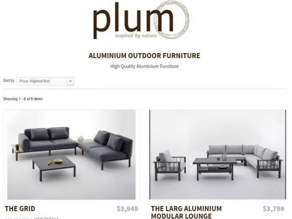Aluminium Outdoor Furniture Stands Longer