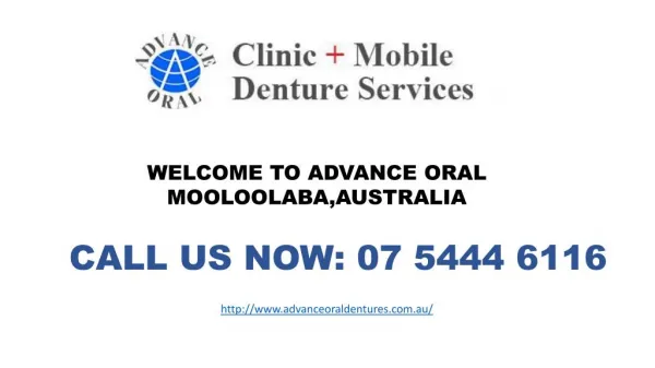 Affordable Advance Oral Dentures Services in Moolaalaba QLD