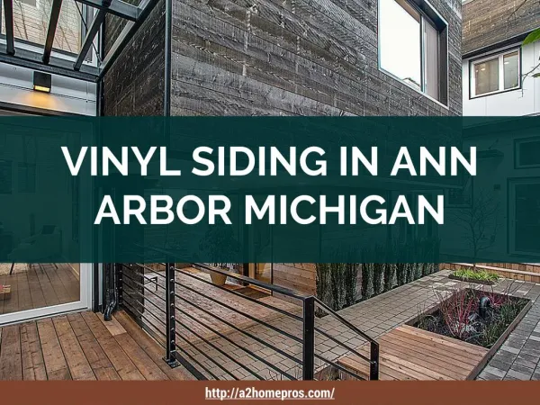 Vinyl Siding In Ann Arbor Michigan