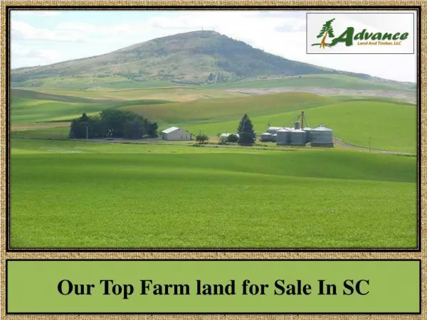 Our Top Farm land for Sale In SC