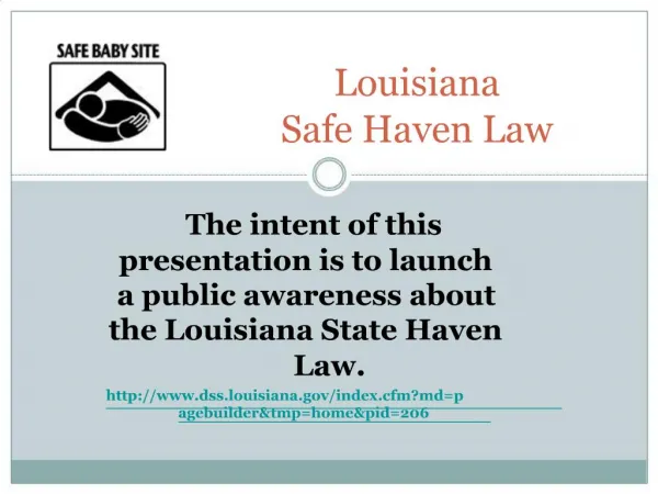 Louisiana Safe Haven Law