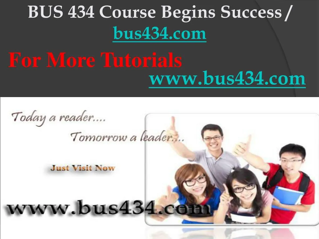 bus 434 course begins success bus434 com