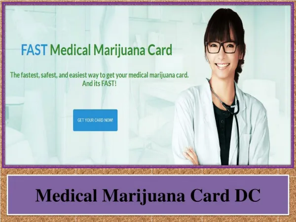 Medical Marijuana Card DC
