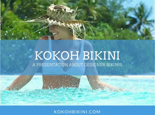Australian Swimwear from KOKOH Bikini