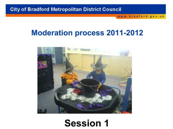 Moderation process 2011-2012