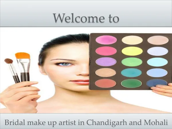 Make up artist in Chandigarh and Mohali