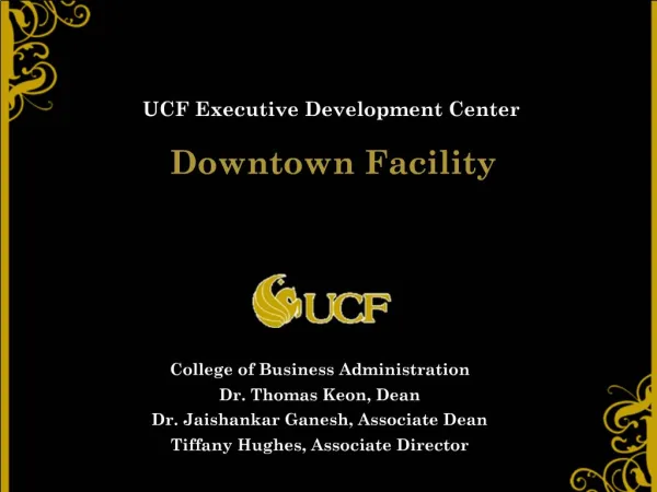 UCF Executive Development Center Downtown Facility