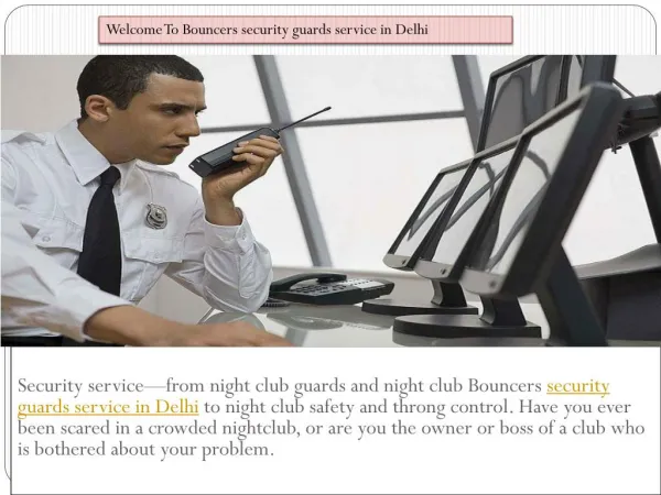Personal security Officer in Delhi