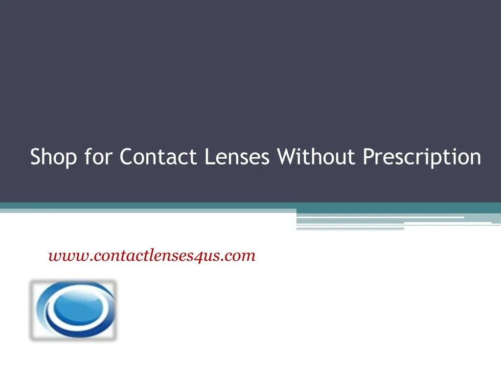 shop for contact lenses without prescription