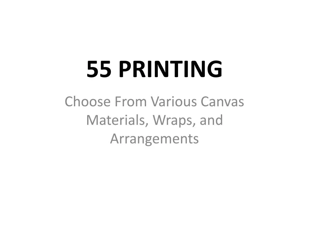 55 printing