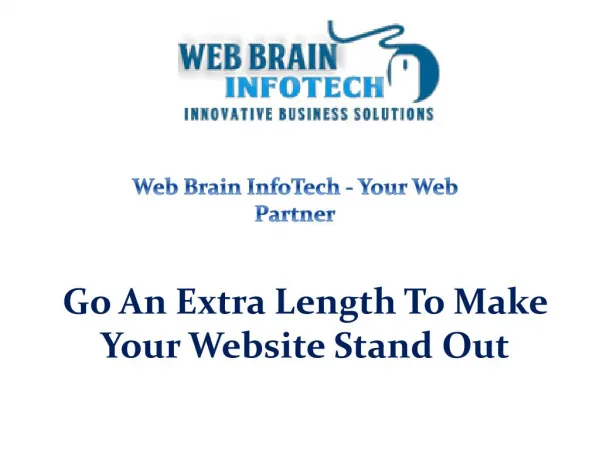 Go An Extra Length To Make Your Website Stand Out