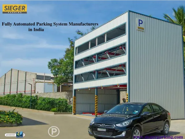 Fully Automated Parking System Manufacturers