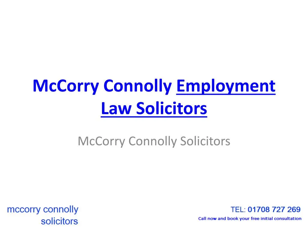 mccorry connolly employment law solicitors