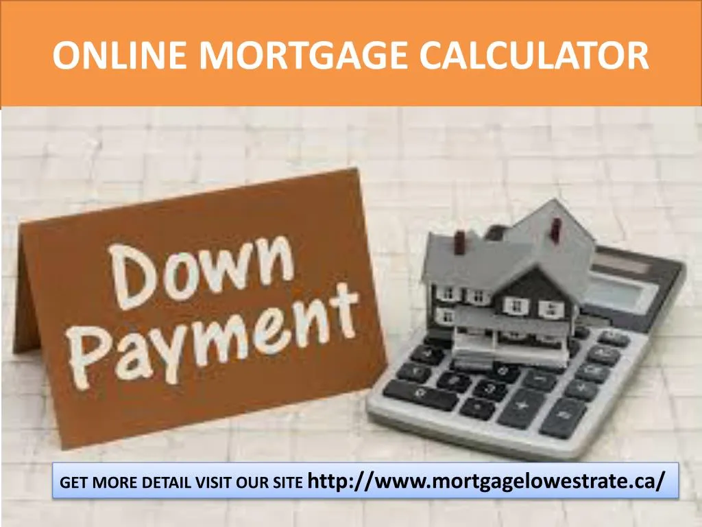 online mortgage calculator