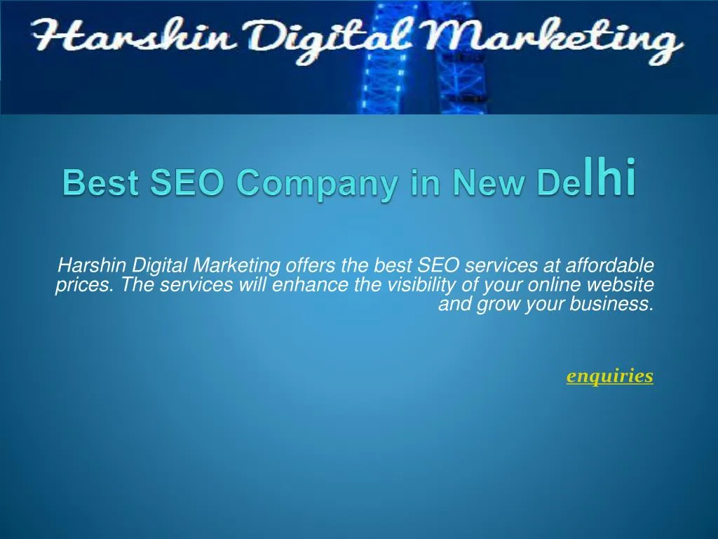 best seo company in new de lhi