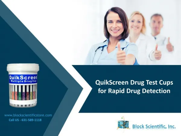 QuikScreen Drug Test Cups for Rapid Drug Detection