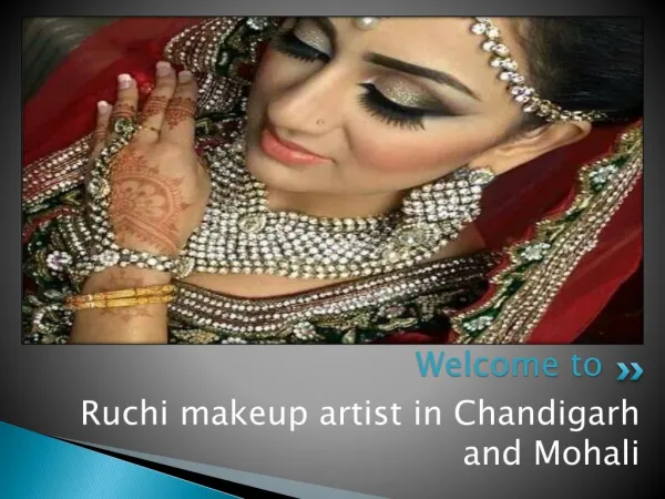 Bridal make up artist in mohali and chandigarh