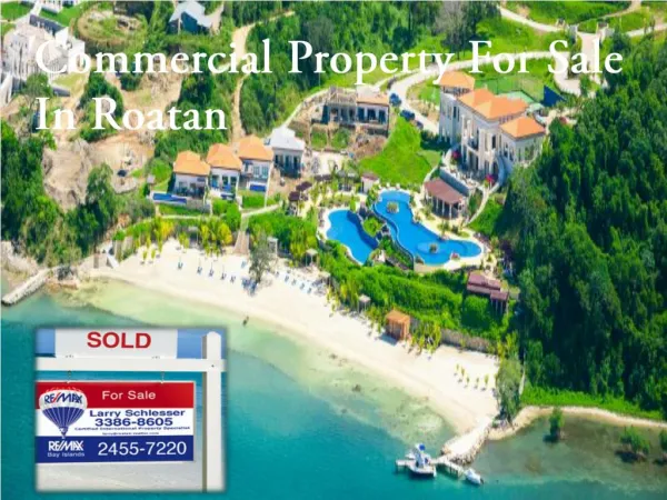 Online Buy Commercial Property For Sale In Roatan