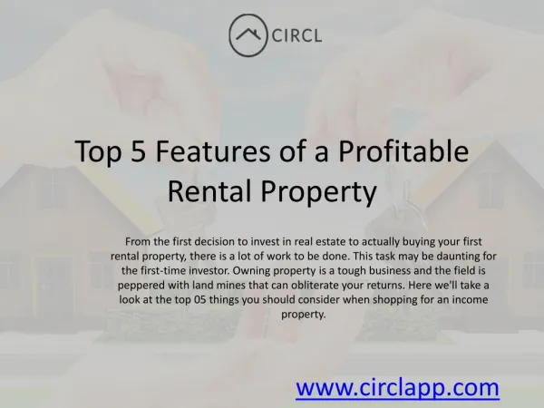 Features of a Profitable Rental Property